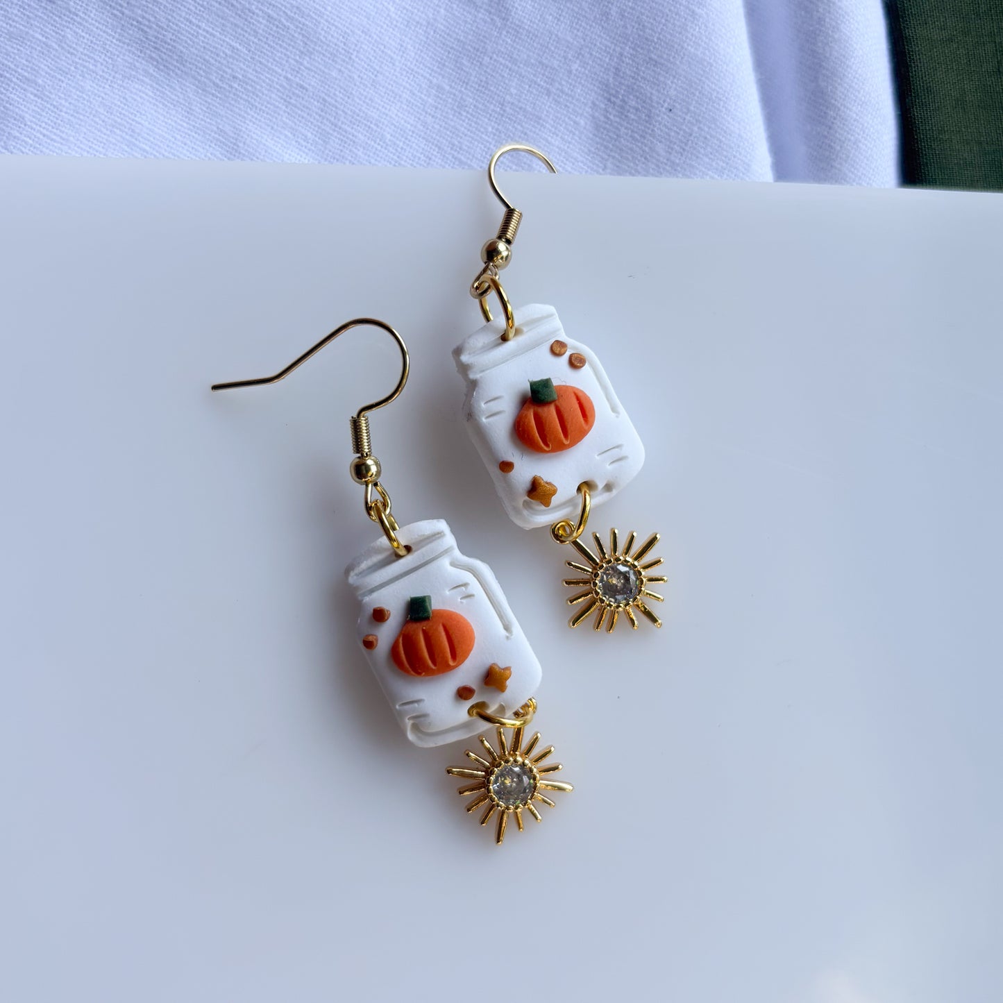 PUMPKIN JAR EARRINGS