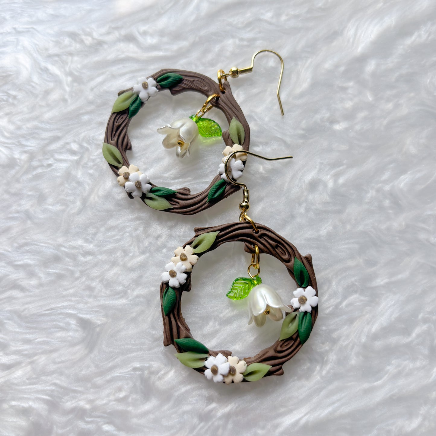 WOODLAND CIRCLE EARRINGS