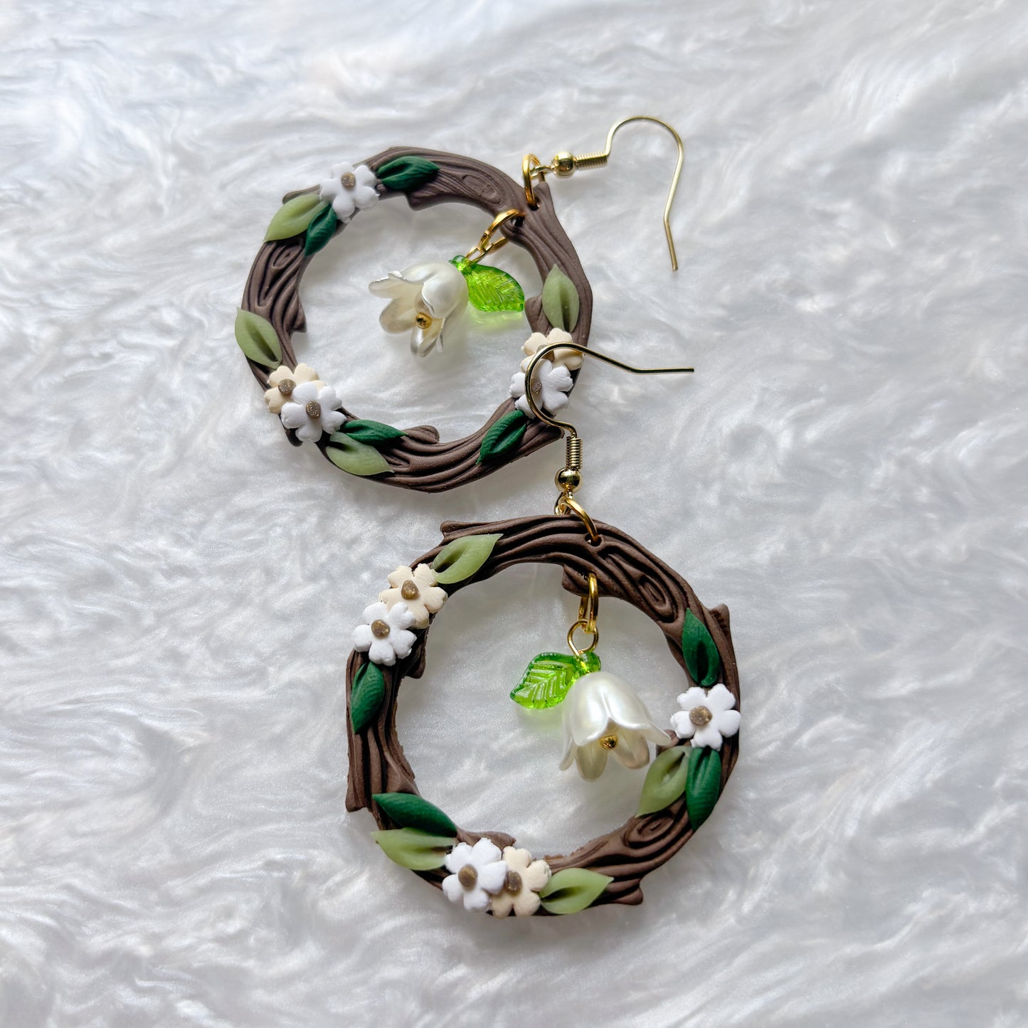 WOODLAND CIRCLE EARRINGS