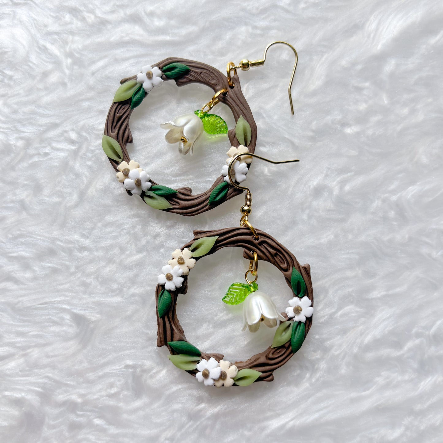 WOODLAND CIRCLE EARRINGS