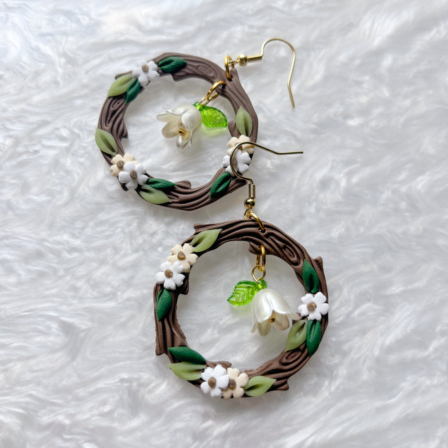 WOODLAND CIRCLE EARRINGS