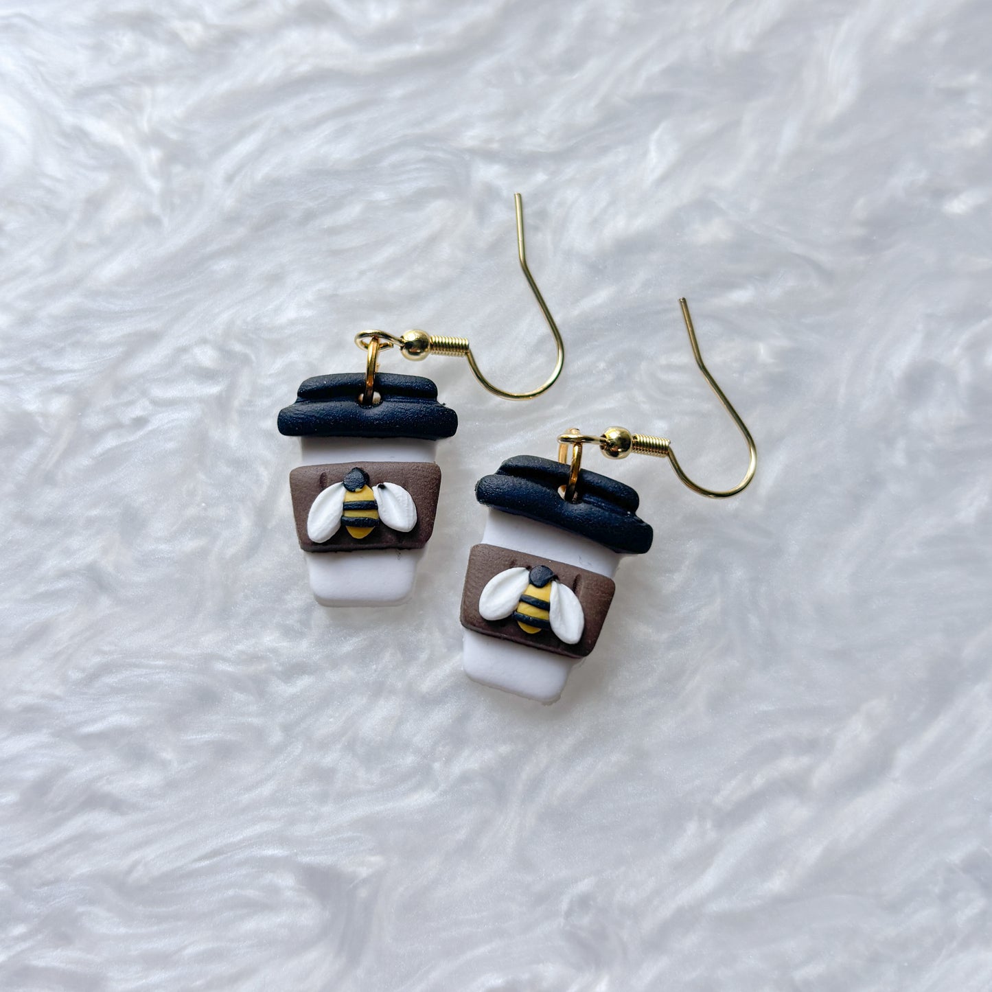 HONEYBEE LATTE EARRINGS