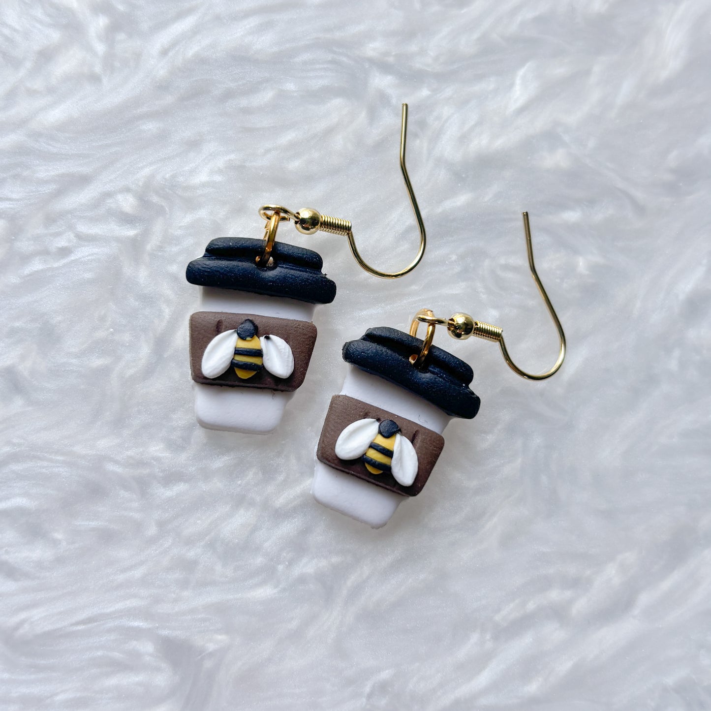 HONEYBEE LATTE EARRINGS