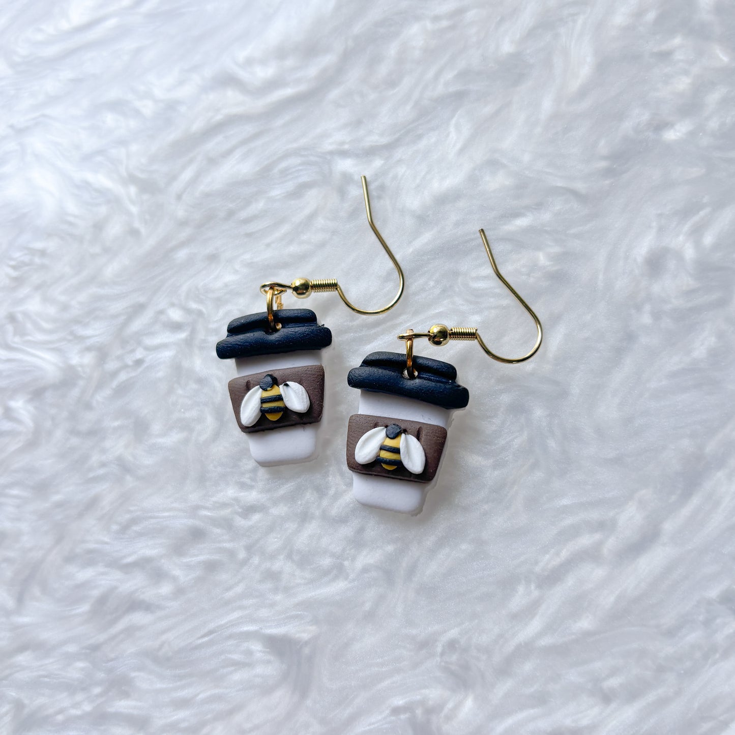 HONEYBEE LATTE EARRINGS