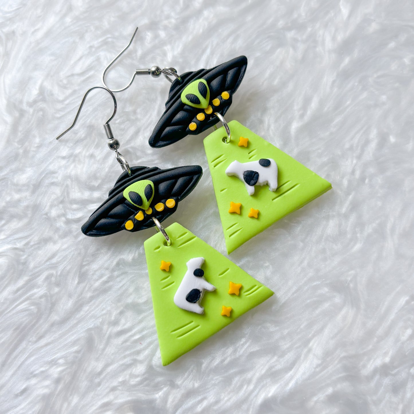ALIEN UFO EARRINGS