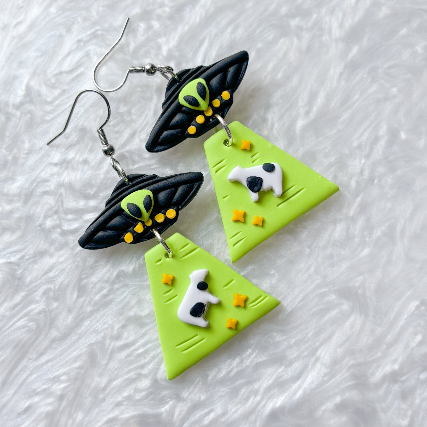 ALIEN UFO EARRINGS