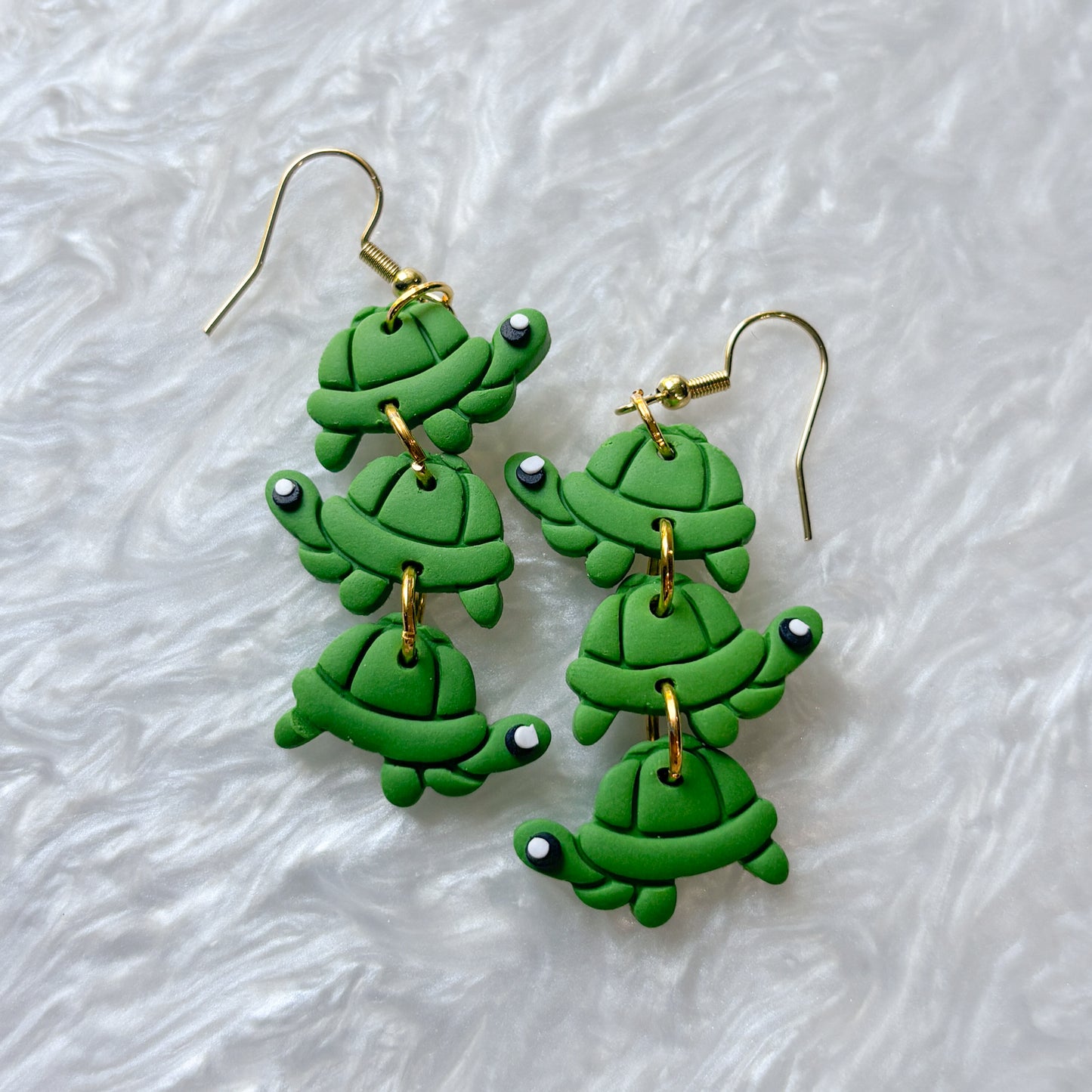 TURTLE BALLOON ANIMAL TRIO EARRINGS