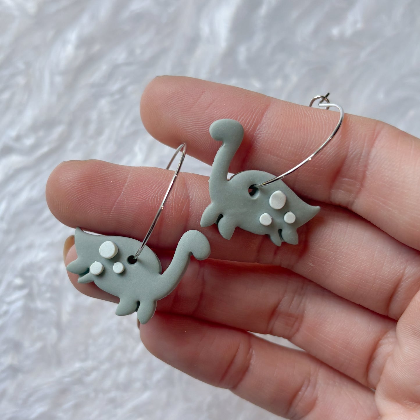 LOCH NESS MONSTER HOOP EARRINGS