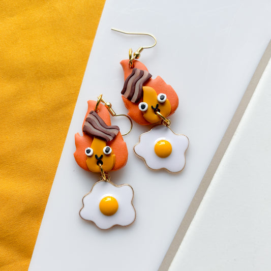 FLAME SPIRIT & EGG EARRINGS