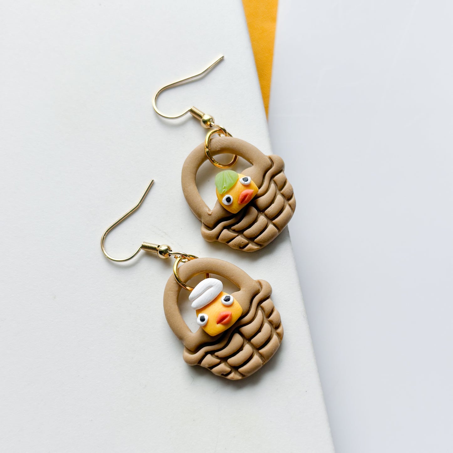 BATHHOUSE DUCK BASKET EARRINGS