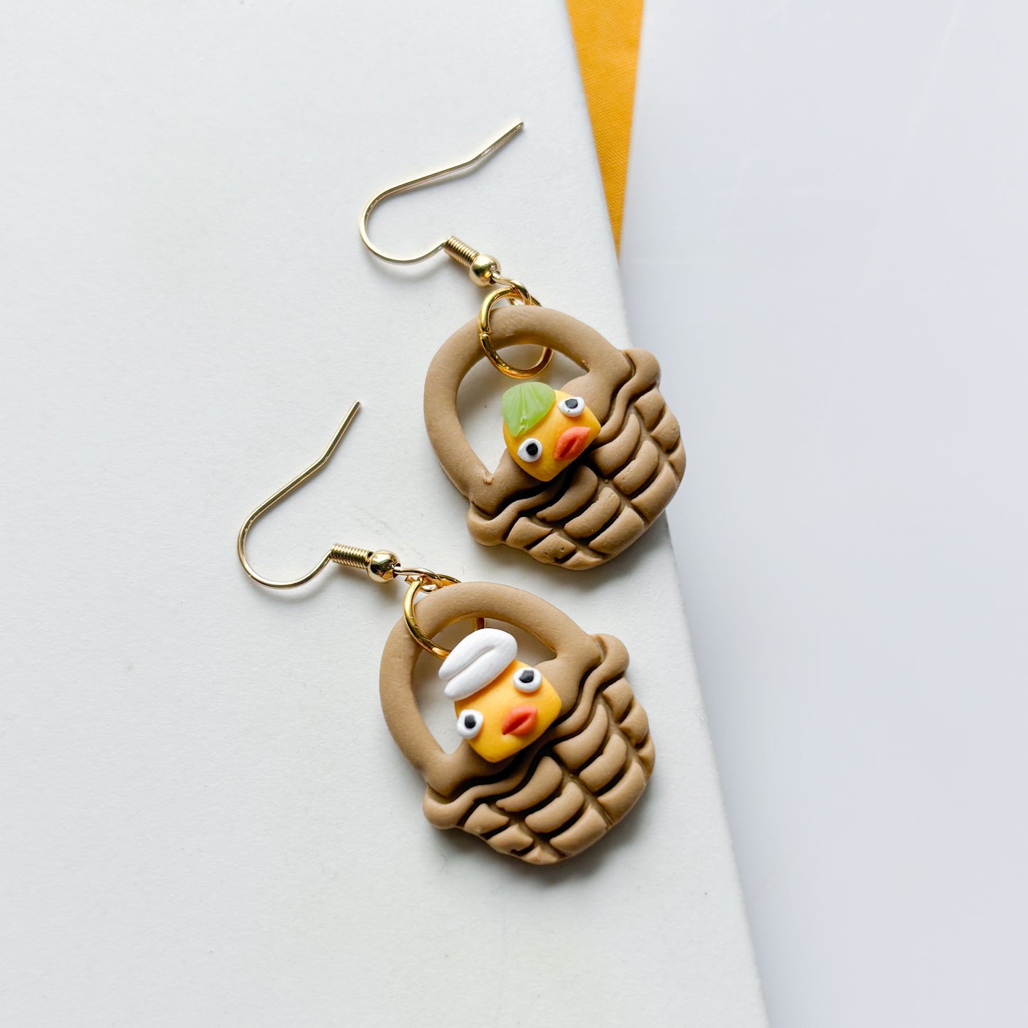BATHHOUSE DUCK BASKET EARRINGS
