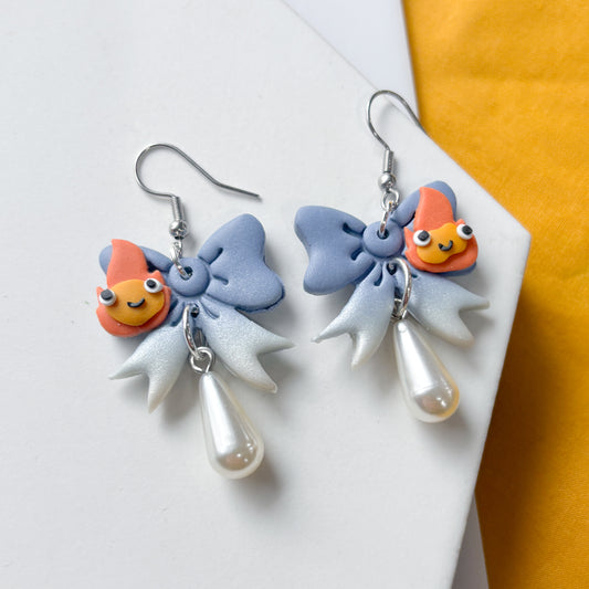 FLAME SPIRIT SOPHIE BOW EARRINGS