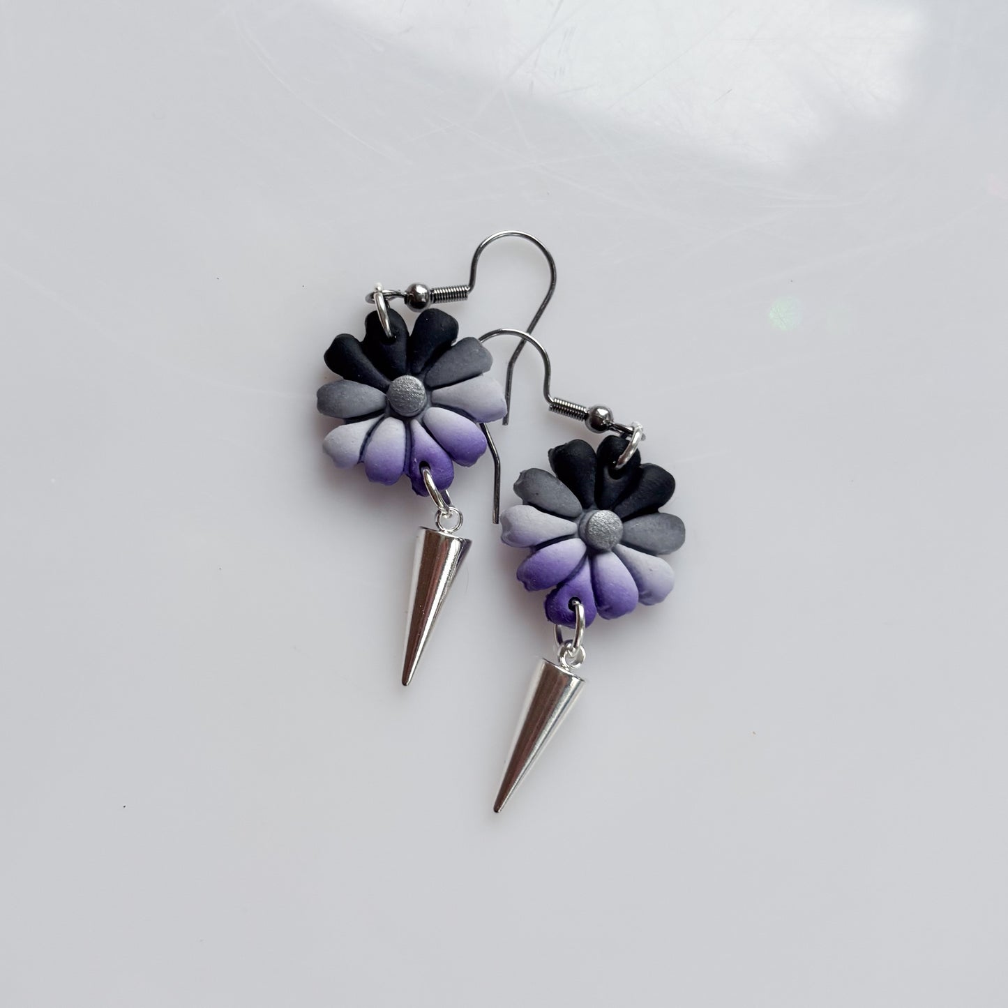 FLOWER EARRINGS (ACE FLAG)