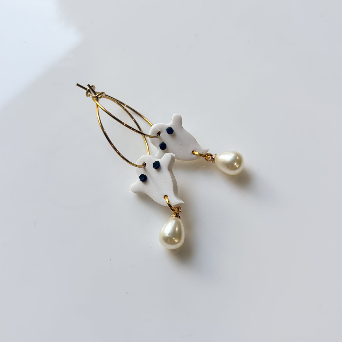 GHOST HOOP EARRINGS