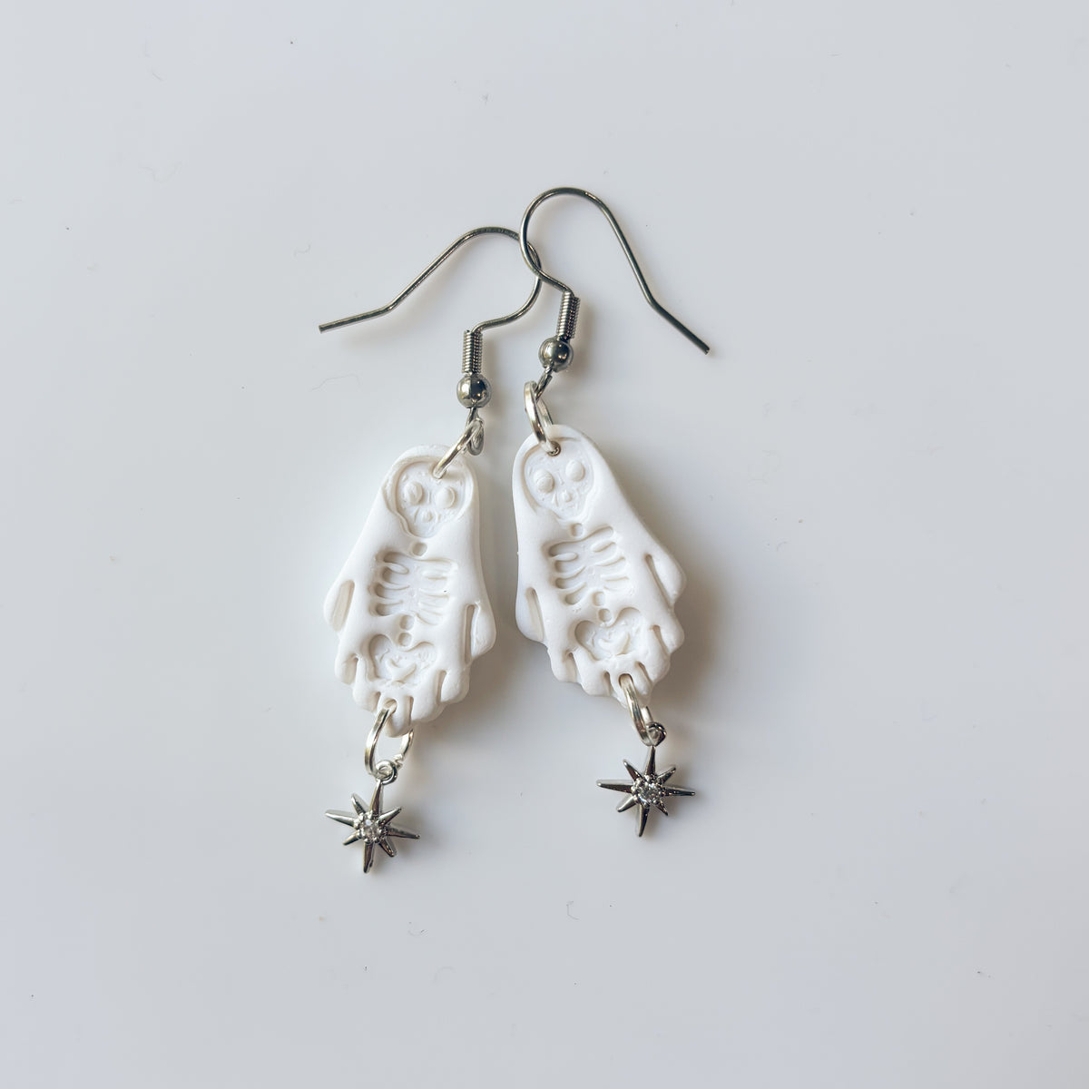 SKELETON GHOST EARRINGS