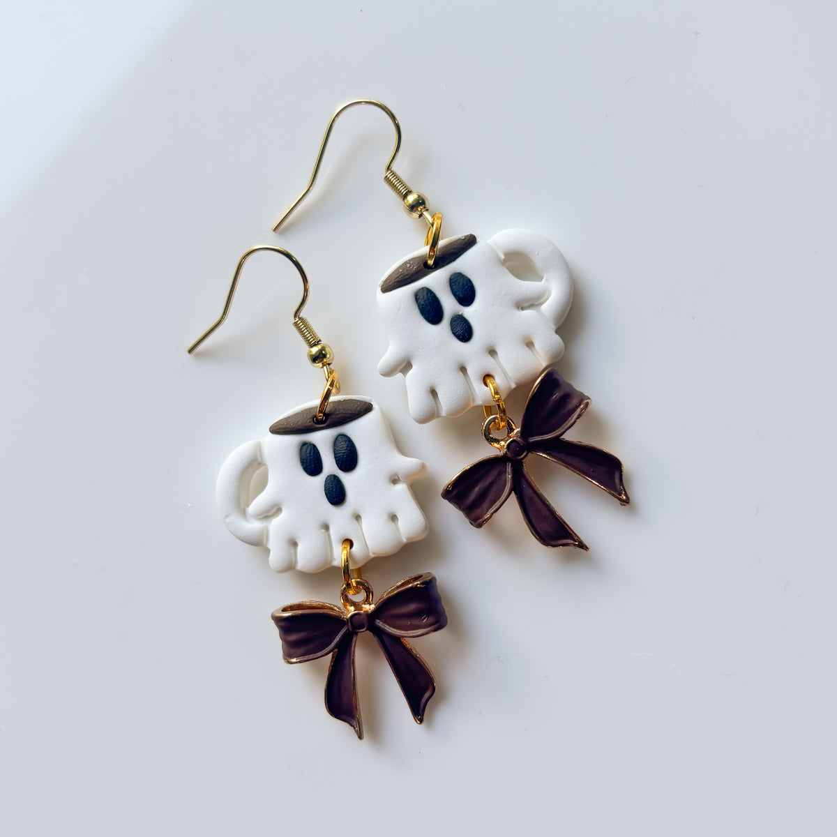 COFFEE CUP GHOST EARRINGS