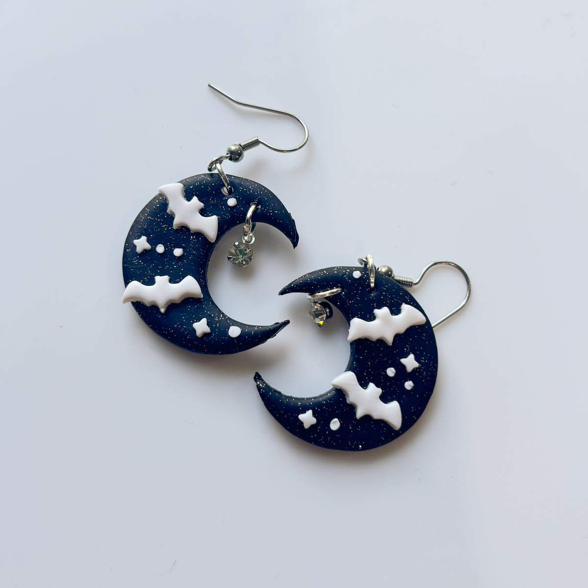BAT MOON EARRINGS