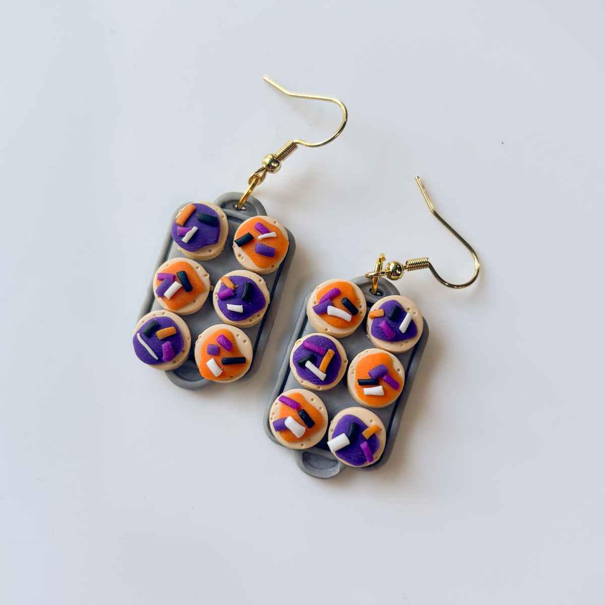 HALLOWEEN FROSTED COOKIE TRAY EARRINGS