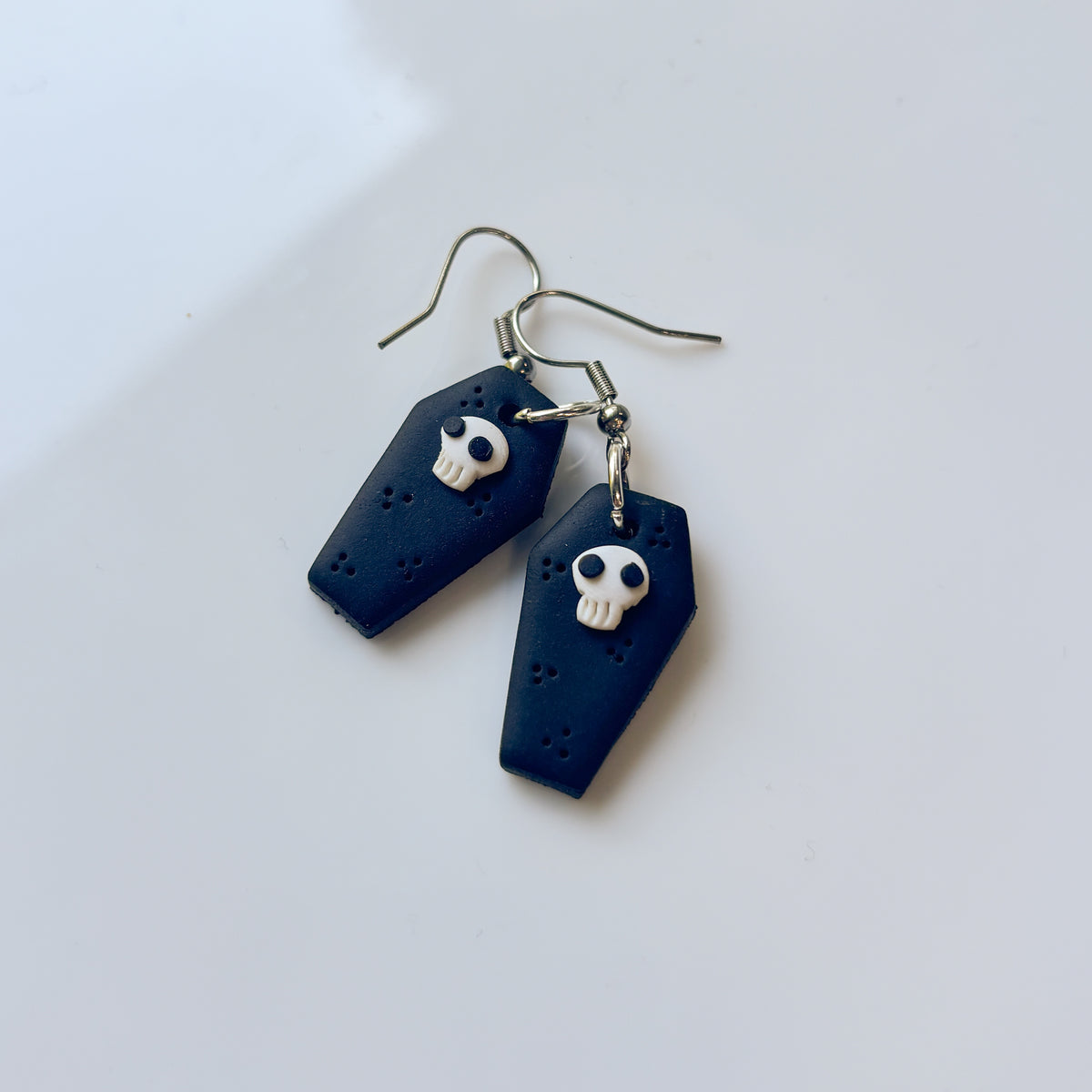 SKULL COFFIN EARRINGS