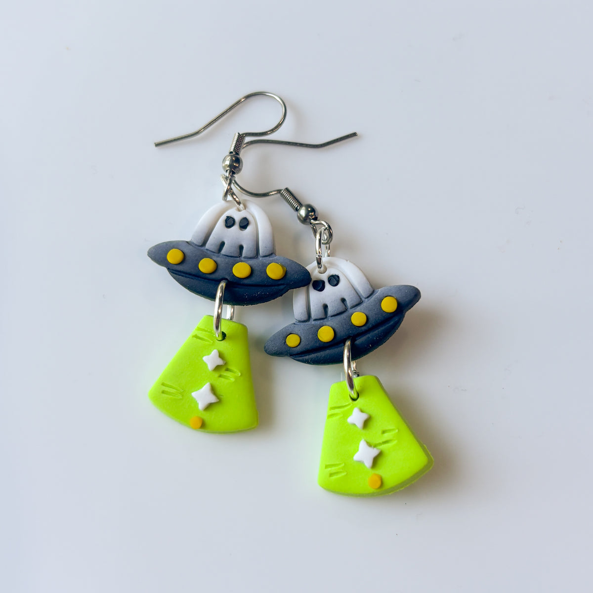 GHOST UFO EARRINGS