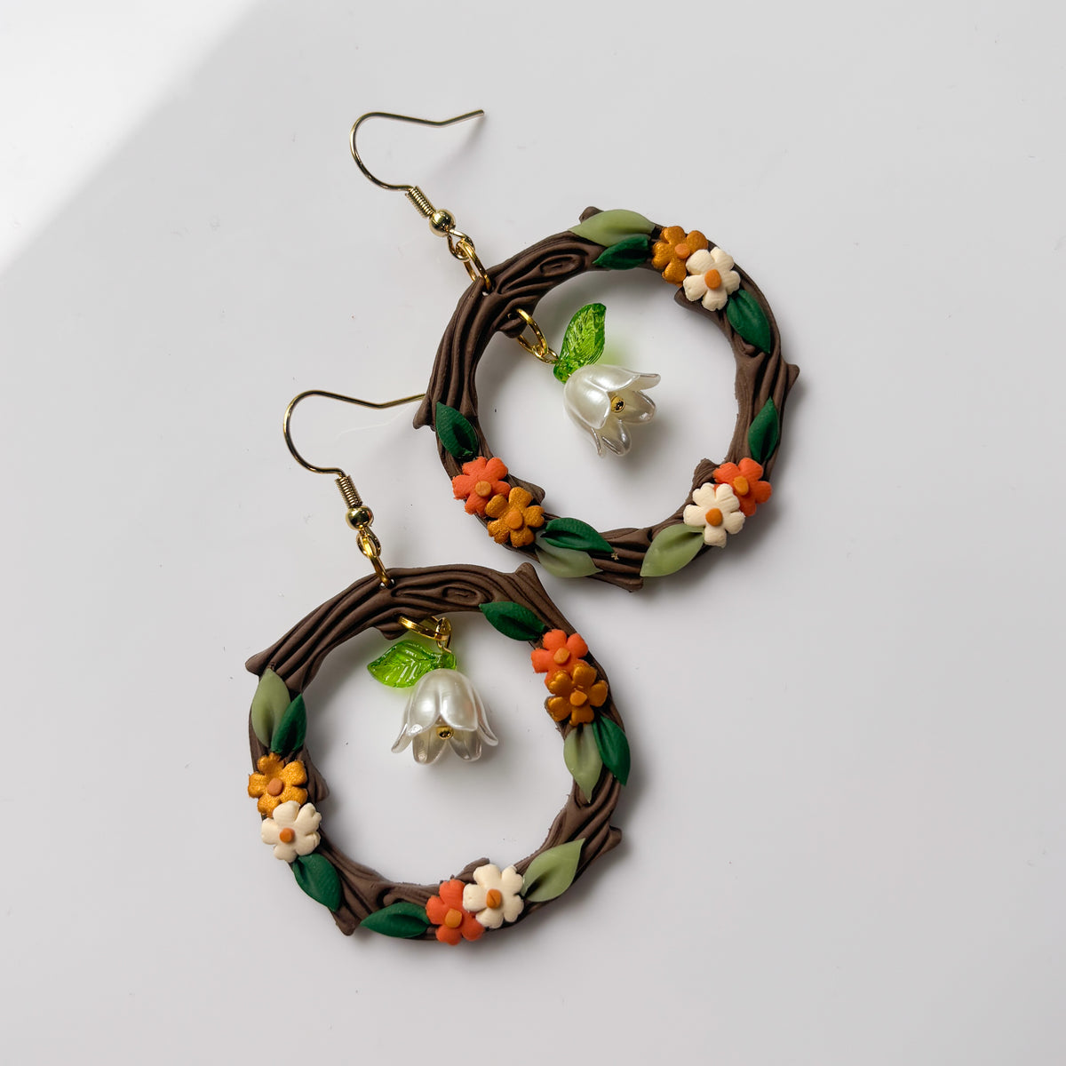 WOODLAND FALL CIRCLE EARRINGS
