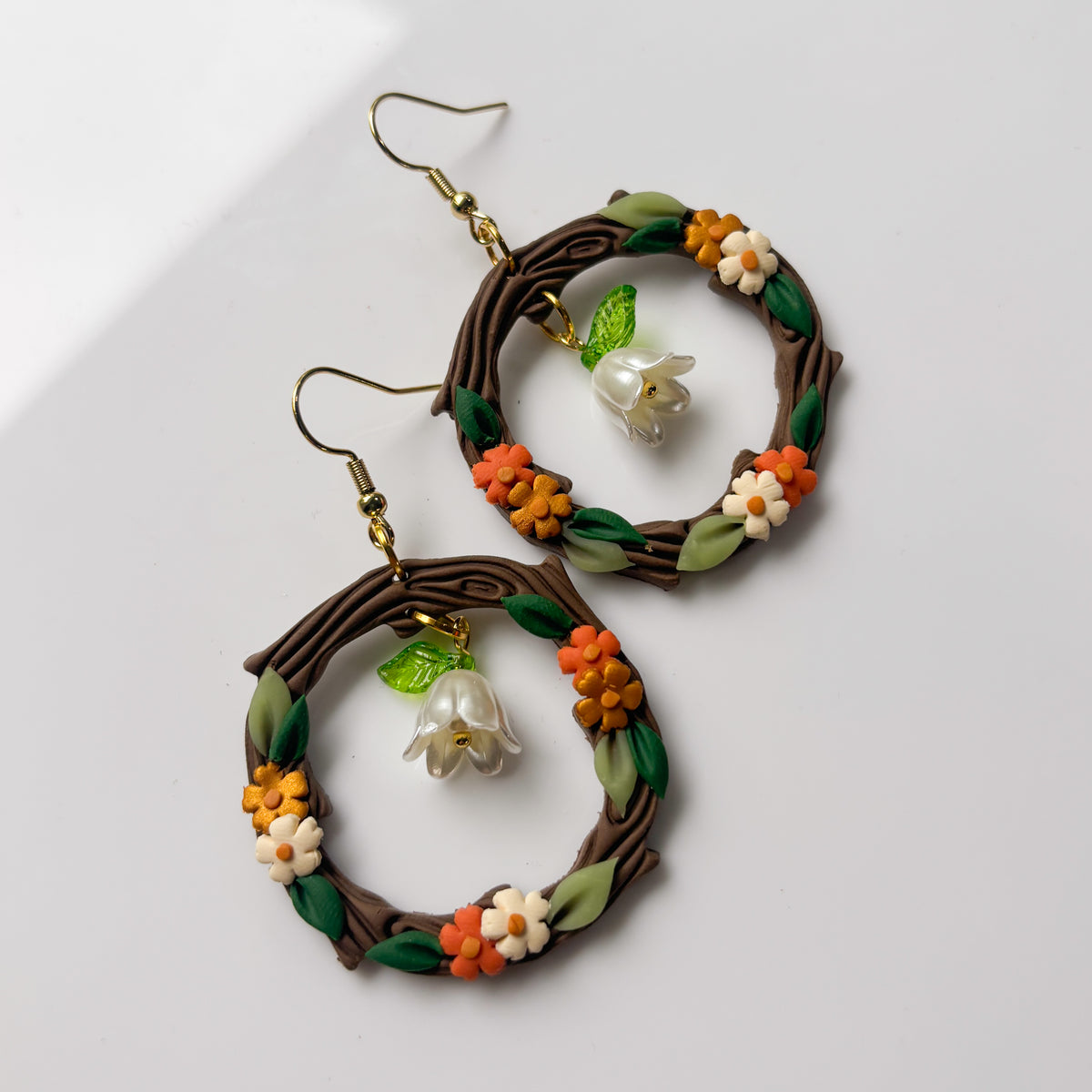 WOODLAND FALL CIRCLE EARRINGS