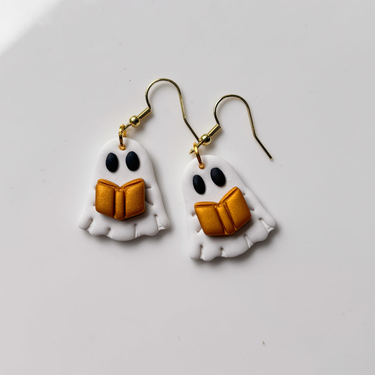 BOOK GHOST EARRINGS