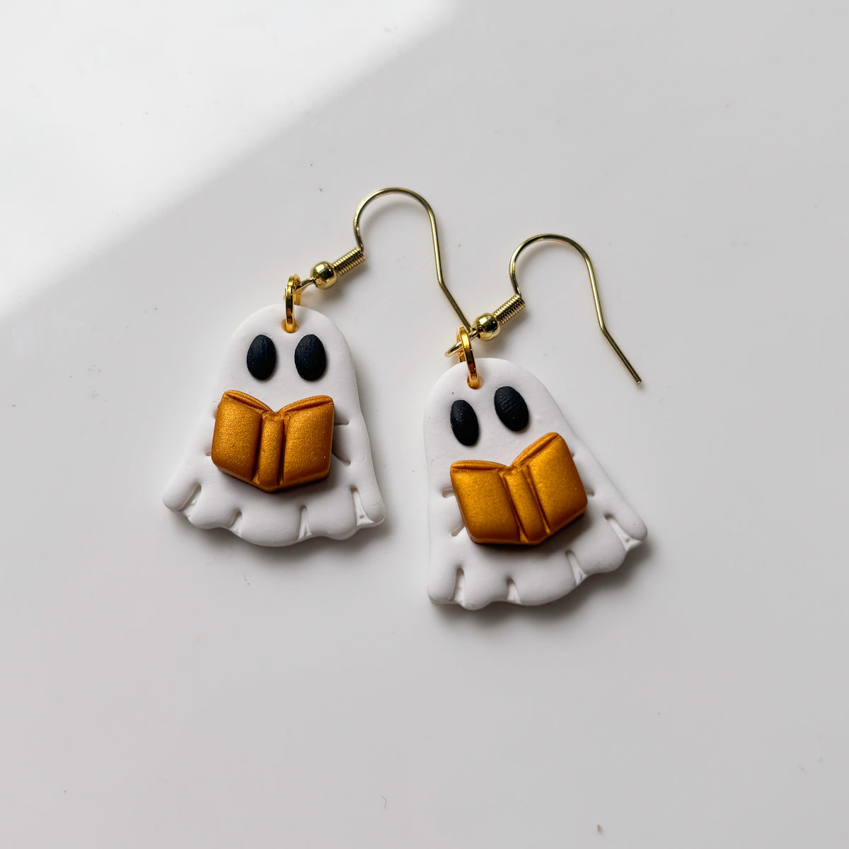 BOOK GHOST EARRINGS