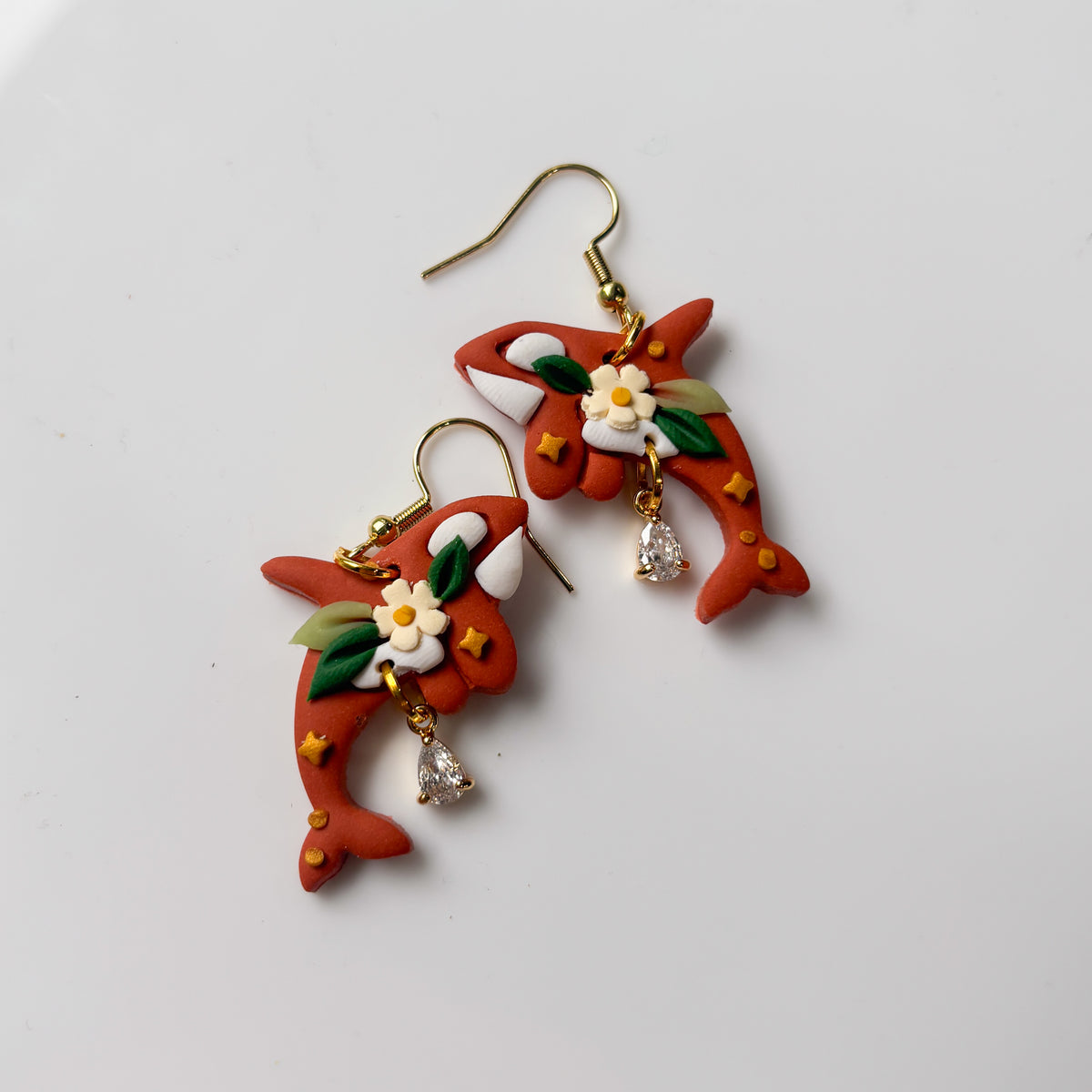 FALL ORCA EARRINGS