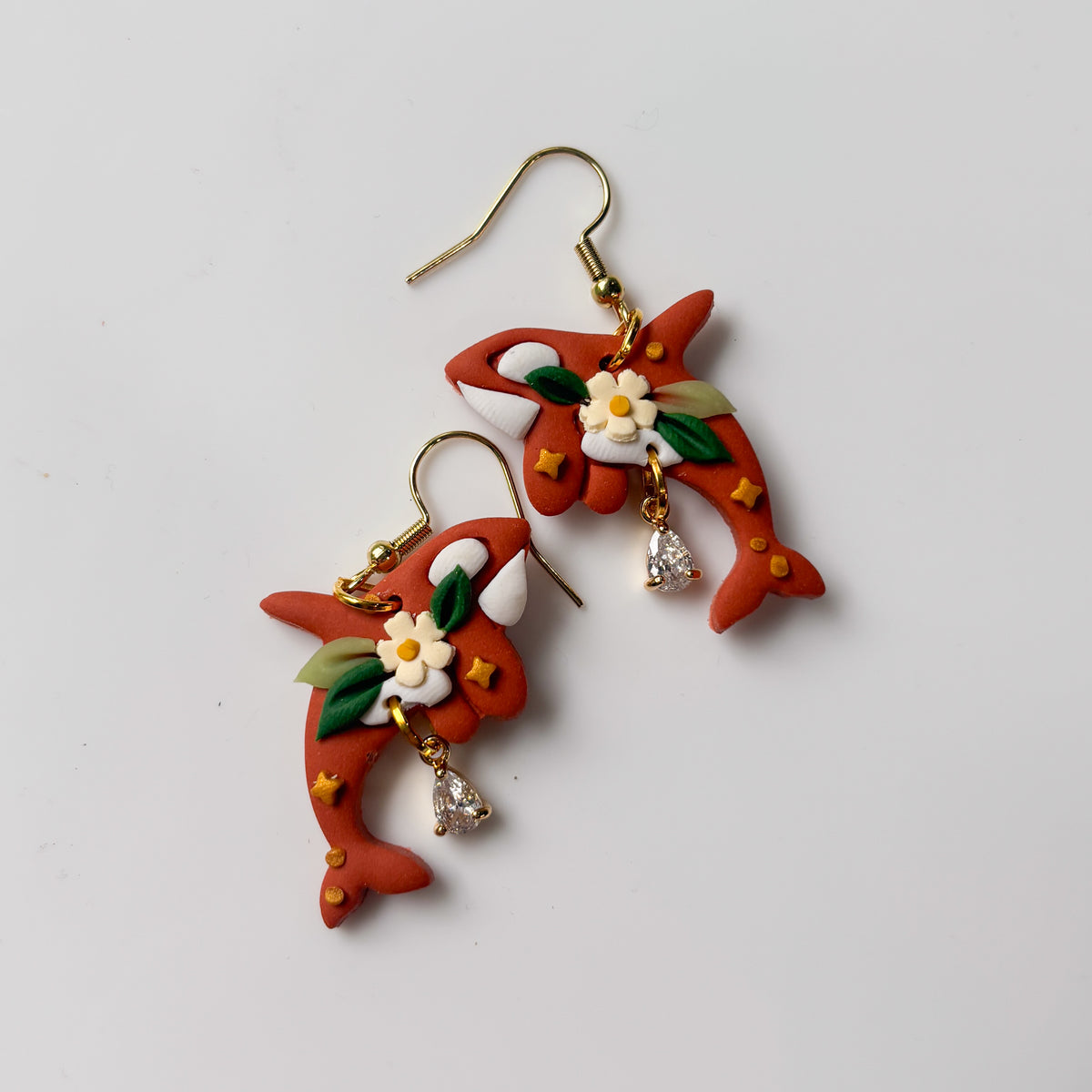 FALL ORCA EARRINGS