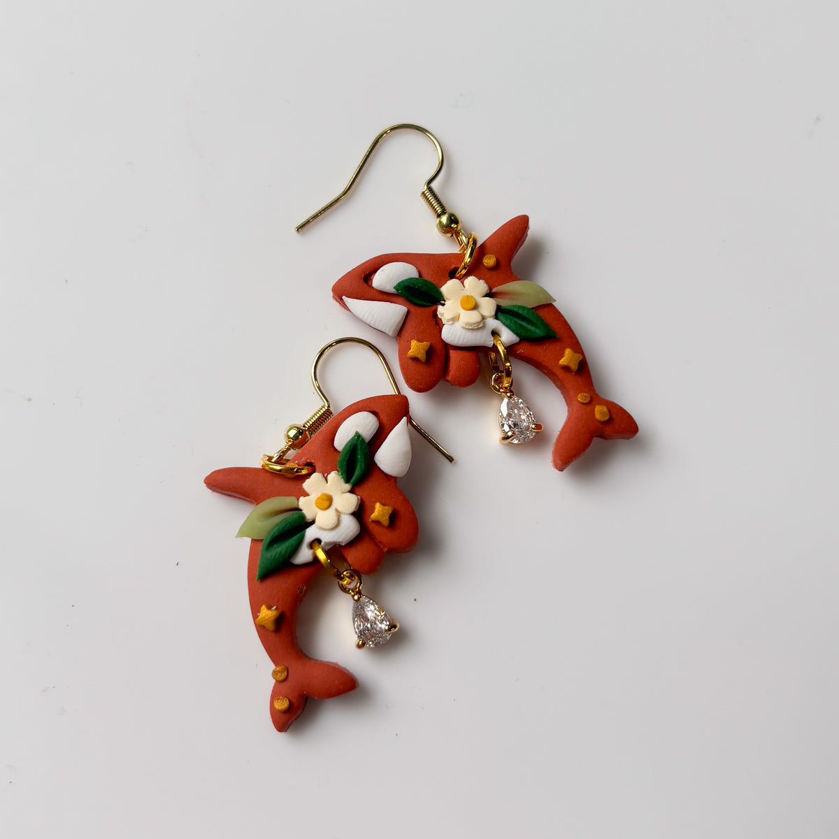 FALL ORCA EARRINGS