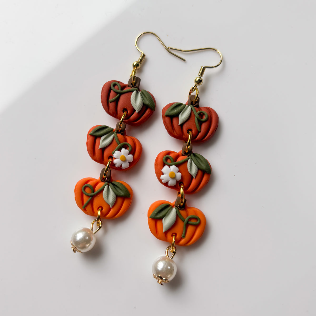 PUMPKIN TRIO EARRINGS