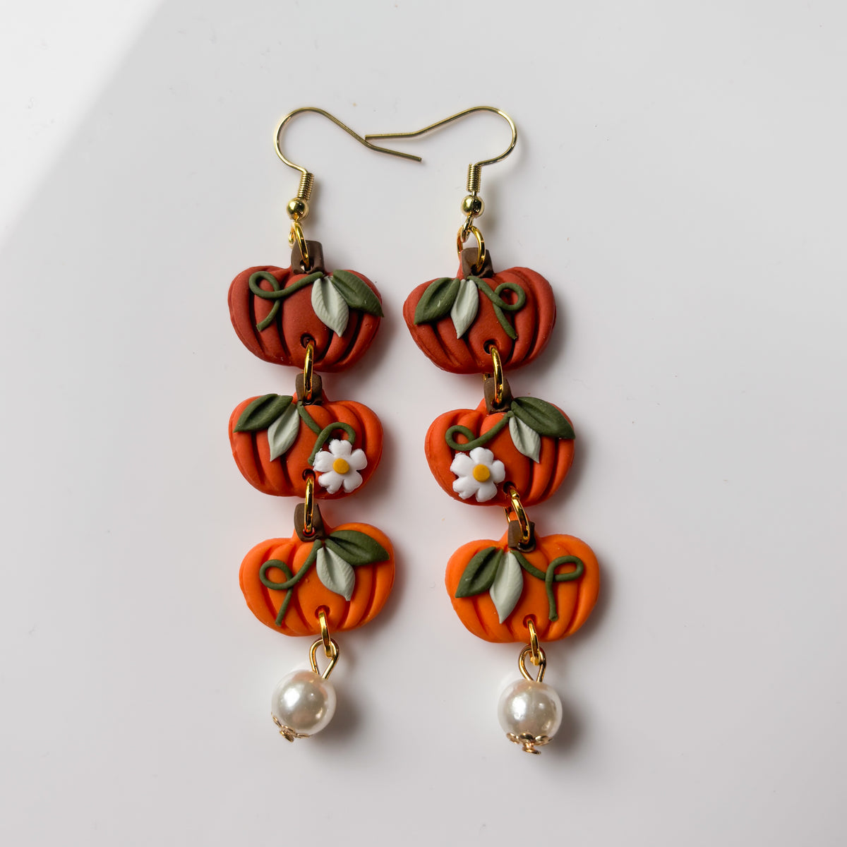 PUMPKIN TRIO EARRINGS