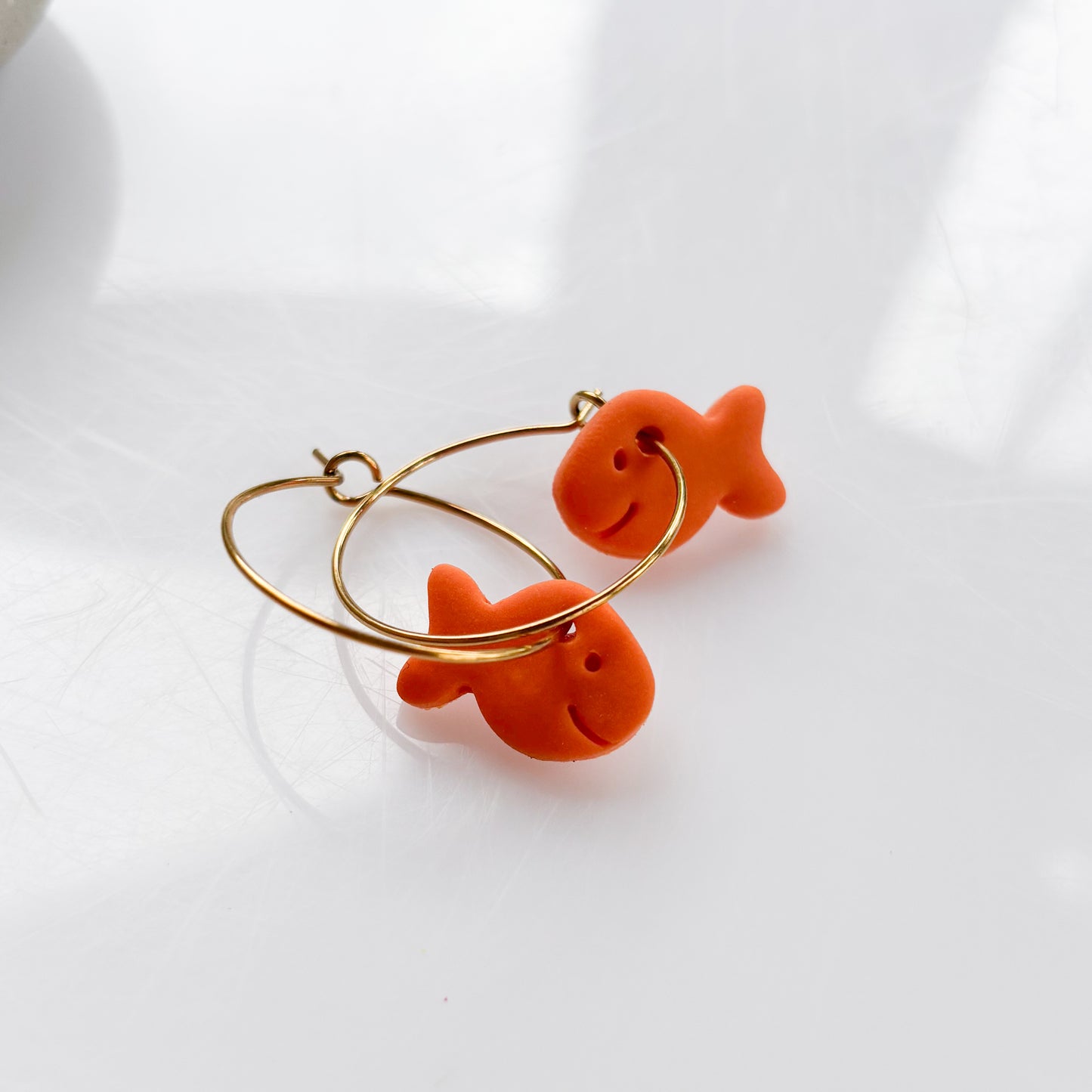 GOLDFISH HOOP EARRINGS
