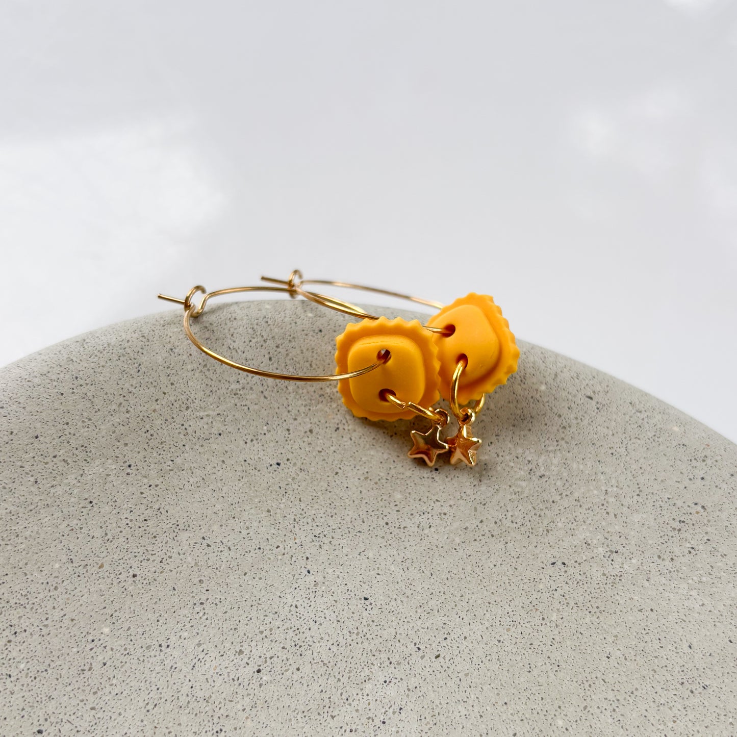 RAVIOLI HOOP EARRINGS
