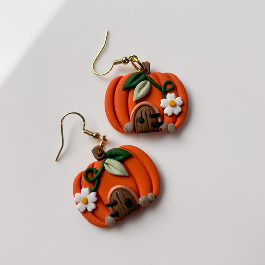PUMPKIN COTTAGE EARRINGS