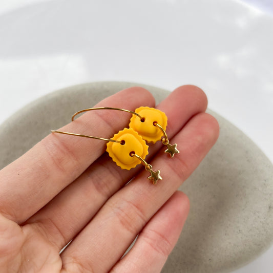 RAVIOLI HOOP EARRINGS