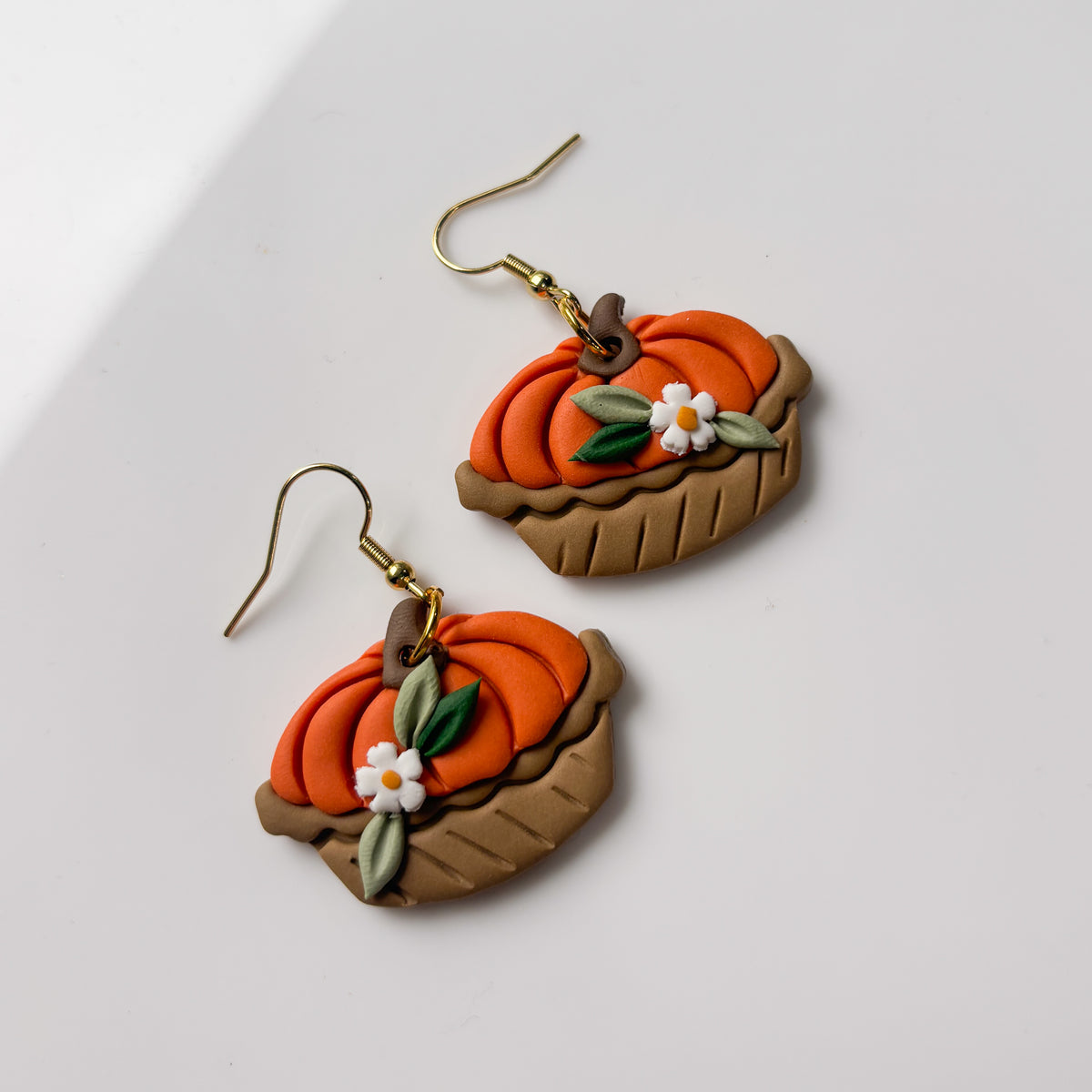 HALF BAKED PUMPKIN PIE EARRINGS