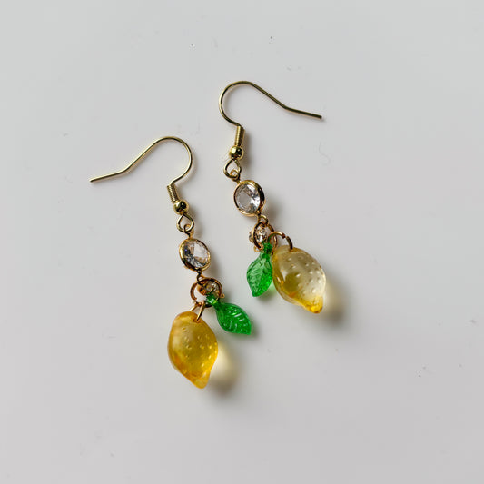 LIL LEMON CHARM EARRINGS