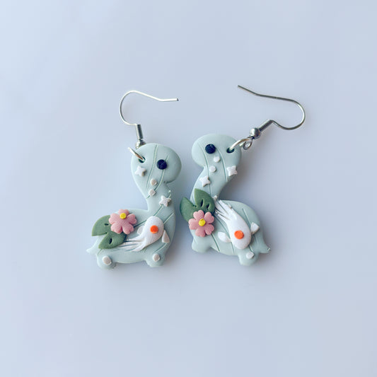 KOI DINO EARRINGS (BRONTO)