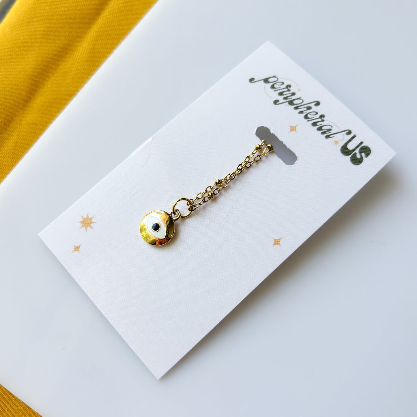 LITTLE EVIL EYE CHARM NECKLACE
