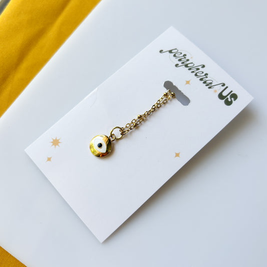 LITTLE EVIL EYE CHARM NECKLACE