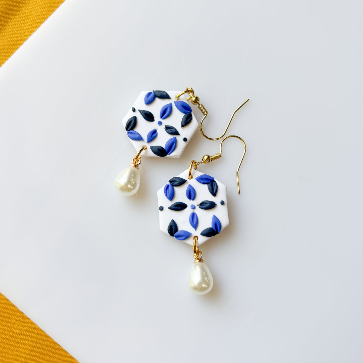 PORCELAIN TILE EARRINGS