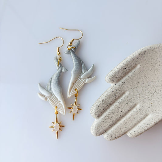 WHALE EARRINGS