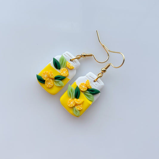 LEMONADE JAR EARRINGS