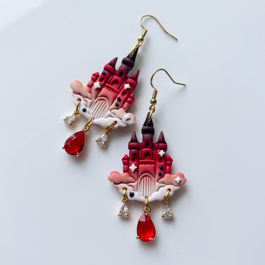 RED CASTLE EARRINGS