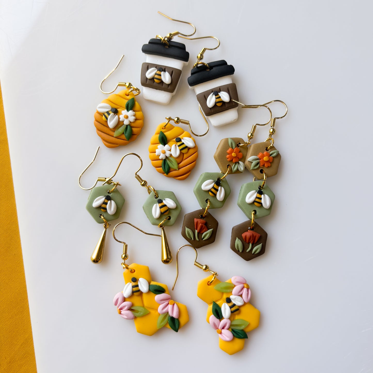 BEEHIVE EARRINGS