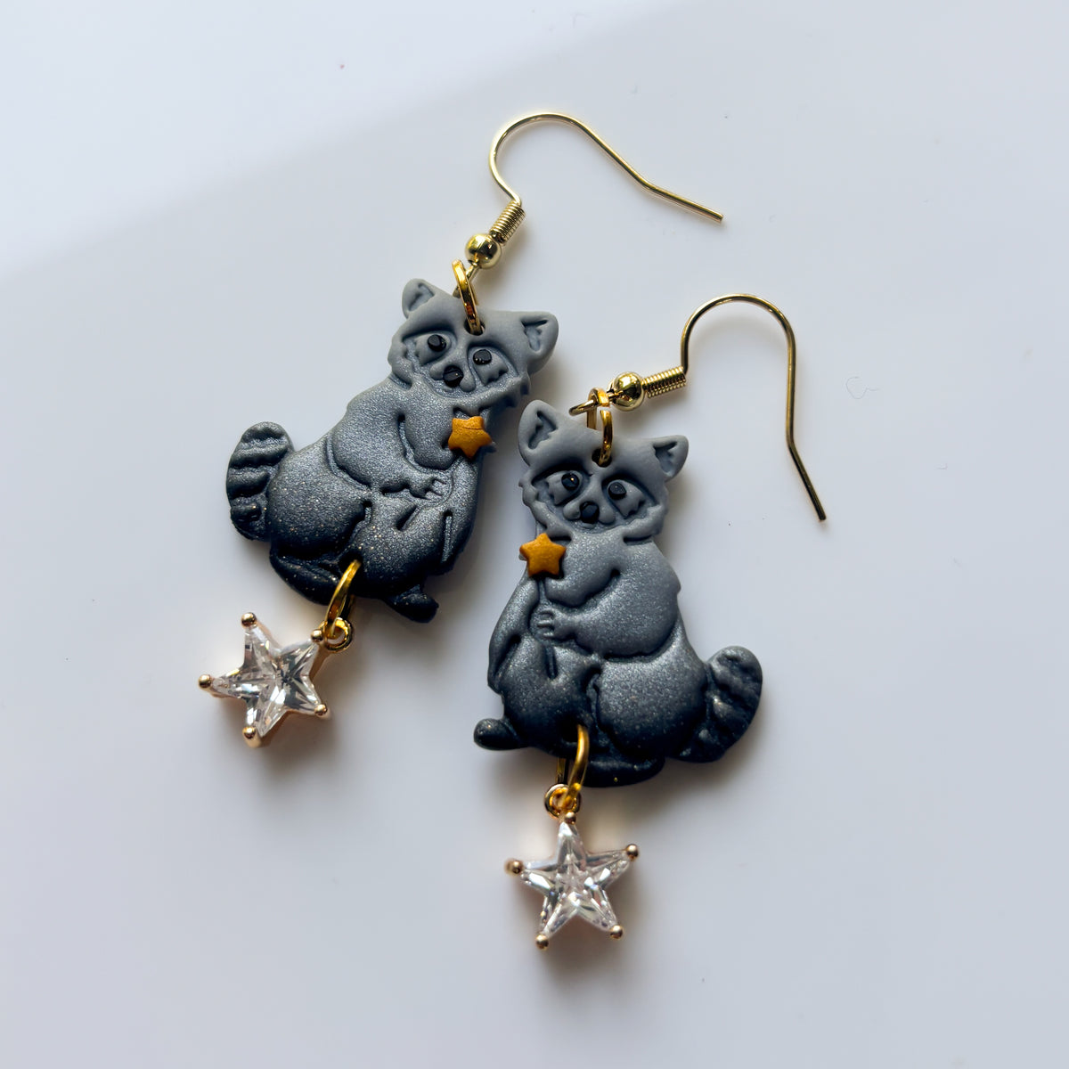 WIZARD RACCOON EARRINGS