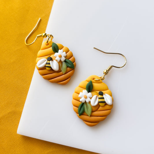 BEEHIVE EARRINGS