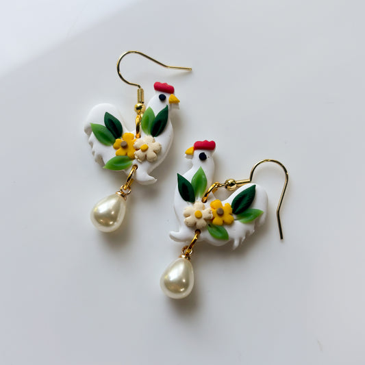 CHICKEN EARRINGS